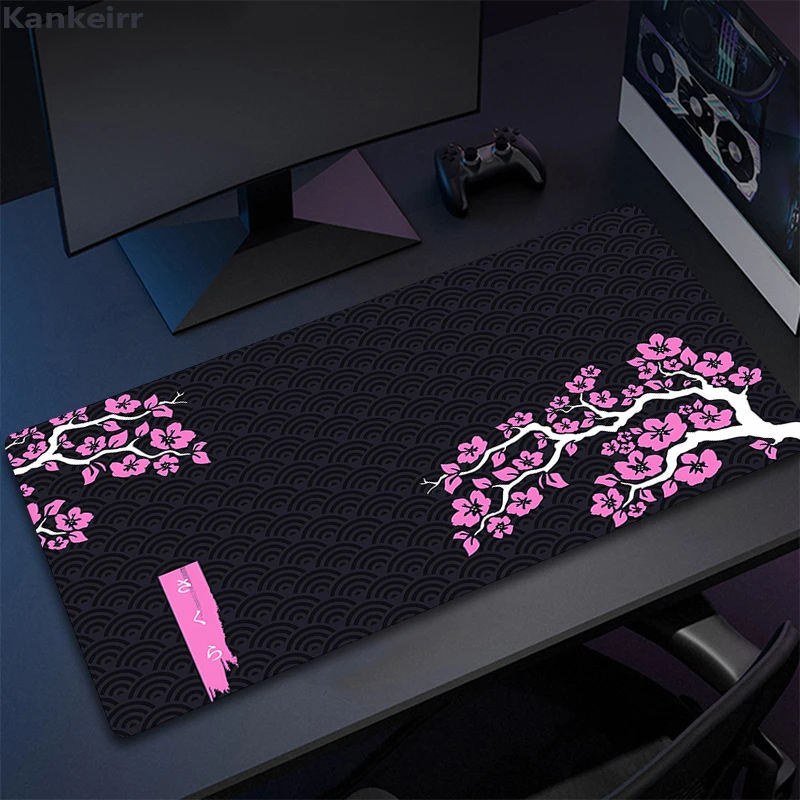 Sakura-Tapis de souris japonais None Blossom, tapis de souris antidérapant, tapis de souris pour ordinateur portable, tapis de jeu, média Home, nouveau clavier HD, Sub XL, polymères, bureau