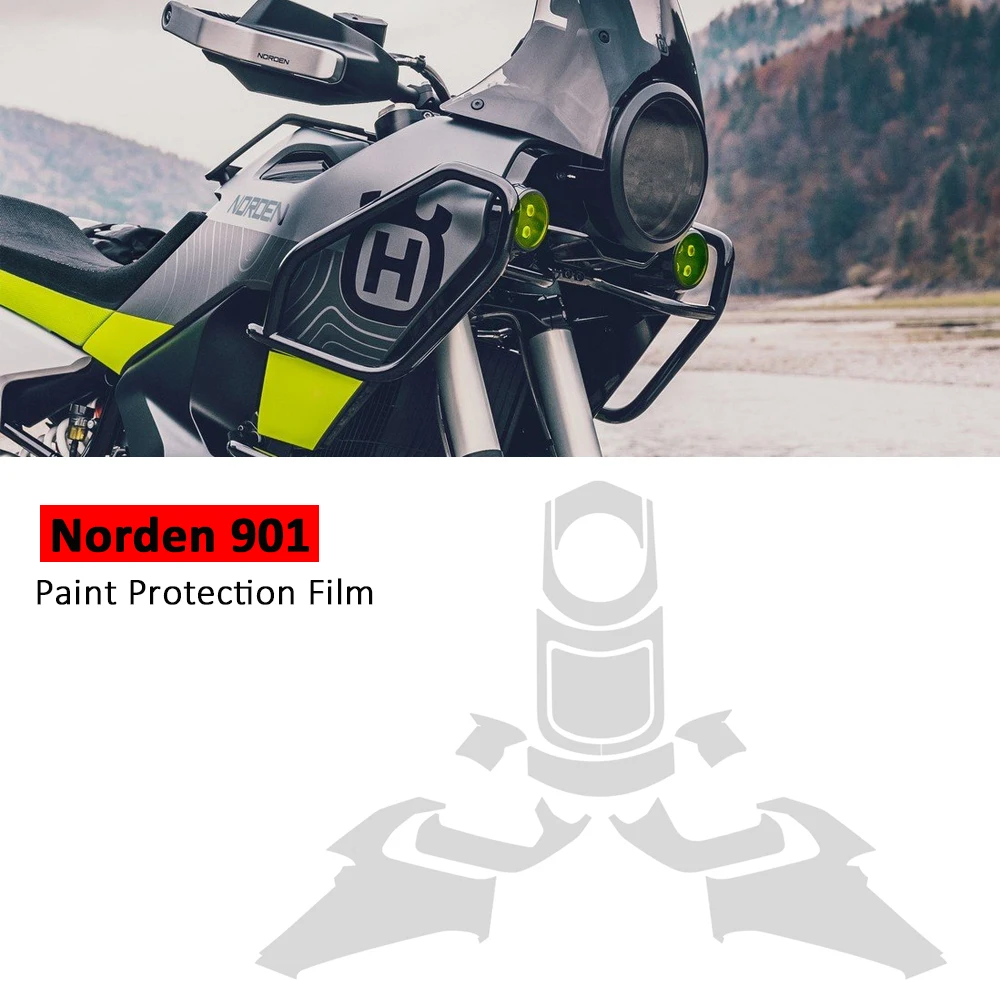 

Новинка Norden 901 ТПУ Защитная пленка для краски для HUSQVARNA NORDEN 901 мотоцикл PPF прозрачные ультратонкие детали против царапин