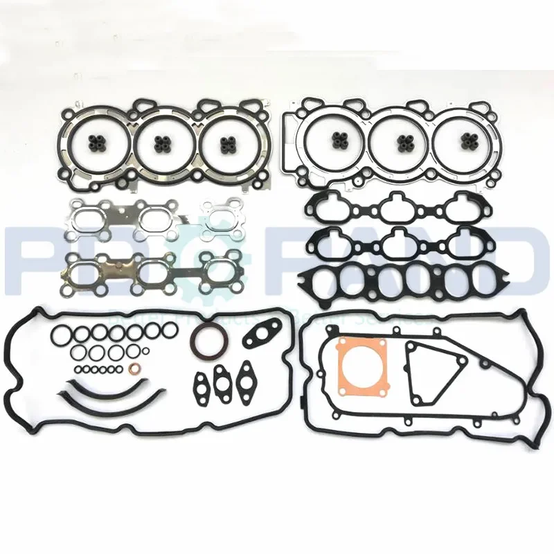 

VQ30DE A32 Engine Overhaul Rebuilding Gasket Kit 10101-38UX5 for Nissan Maxima/Infiniti I30 2987cc 3.0L DOHC 24V