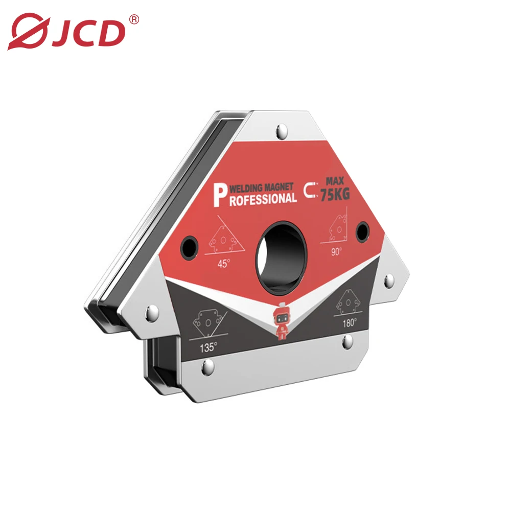 

JCD 25/55/75KG Magnetic Welding Holders Angle Solder Arrow Magnet Weld Fixer Positioner Ferrite Holding Auxiliary Locator Tools