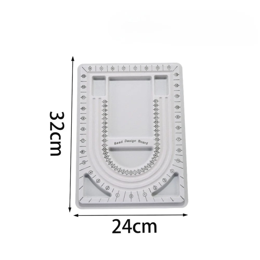 

Высококачественная красочная доска для бисера Flockeda, удобный лоток для браслета и ожерелья, измерительные инструменты для изготовления ювелирных изделий своими руками