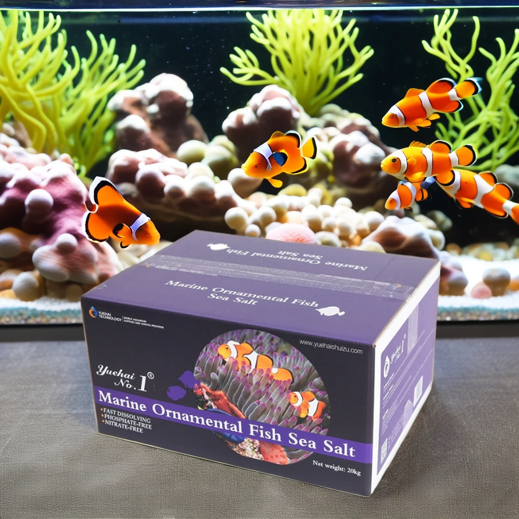 2024 Hot Selling For salt aquariums accessories Tropical Ornamental Marine Fish Sea salt  OEM ODM Welcomed