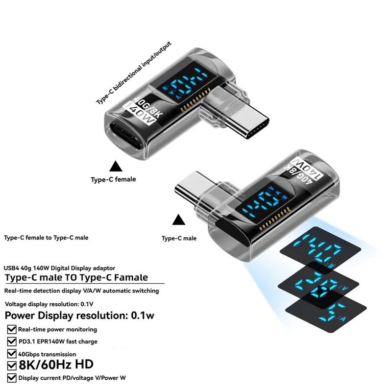 90 Degree Usb C Ada…
