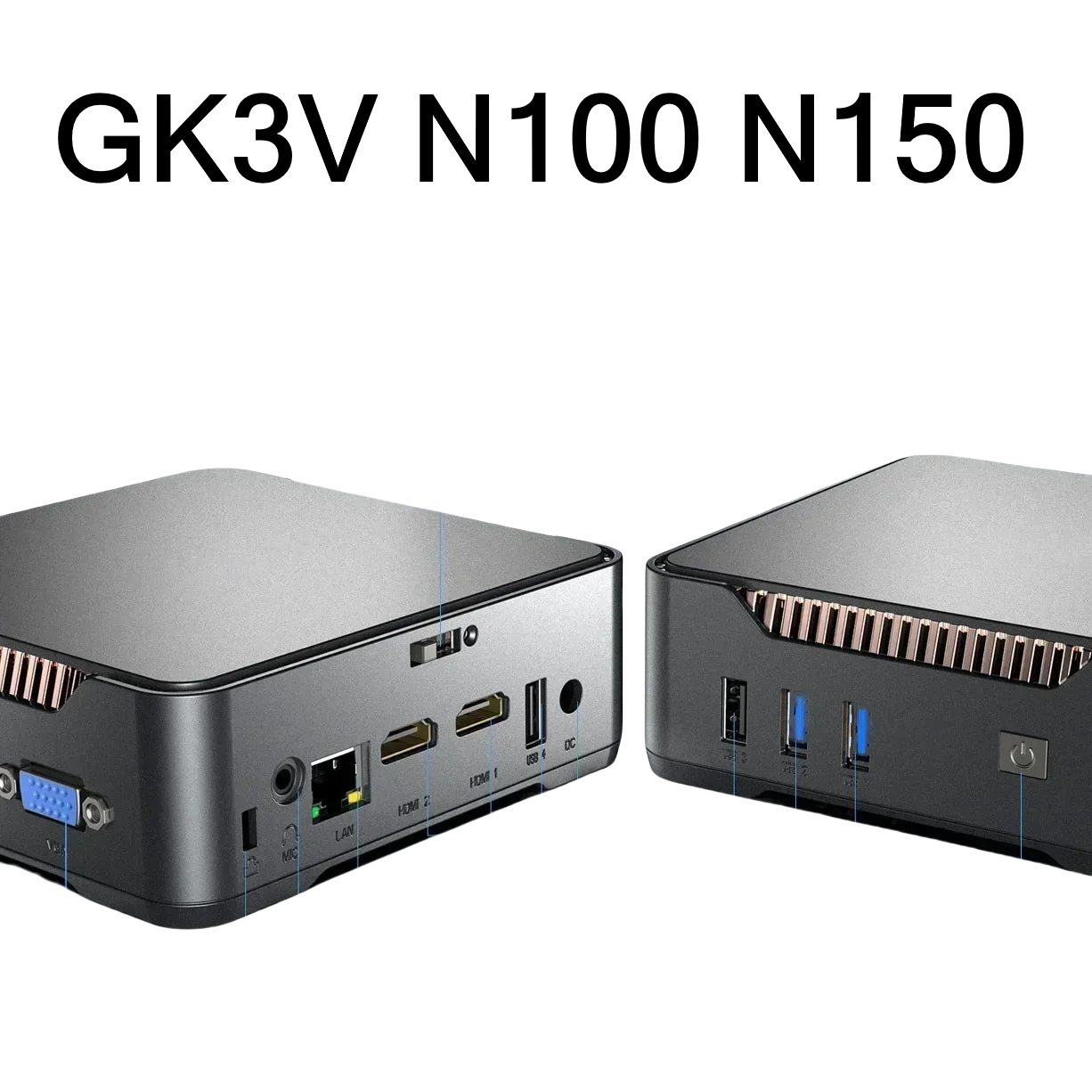 SZBOX GK3V N150 Mini PC N100 DDR4 WIFI5 BT4.2 Desktop Gaming Computer Windows 11 Pro