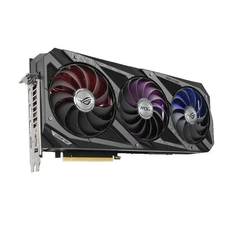 Kartu grafis Rog-strix-rtx3090-o24g-gaming, dengan 1860-1890mhz 24gb Gddr6x mendukung 8k Rog Strix Rtx 3090