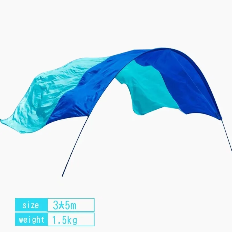 

Nylon waterproof sunscreen sunshade seaside vacation beach canopy tent outdoor light and thin