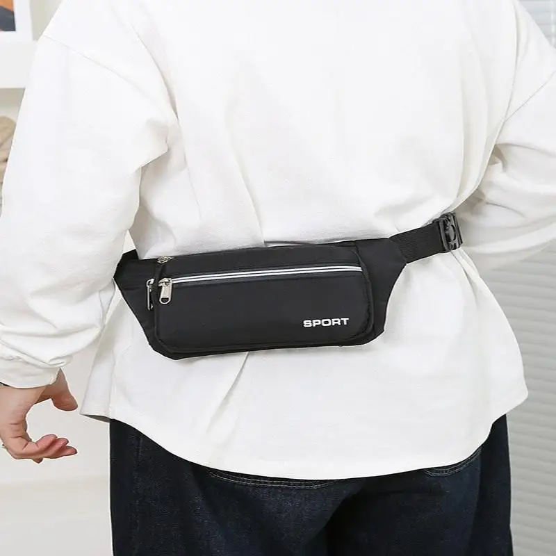 Wasserdichte Sport-Hüfttasche für Reisen, Wandern, Laufen, freihändige Arbeit, Baustellenarbeit, Sport, Handy, Hüfttasche – Detail 3