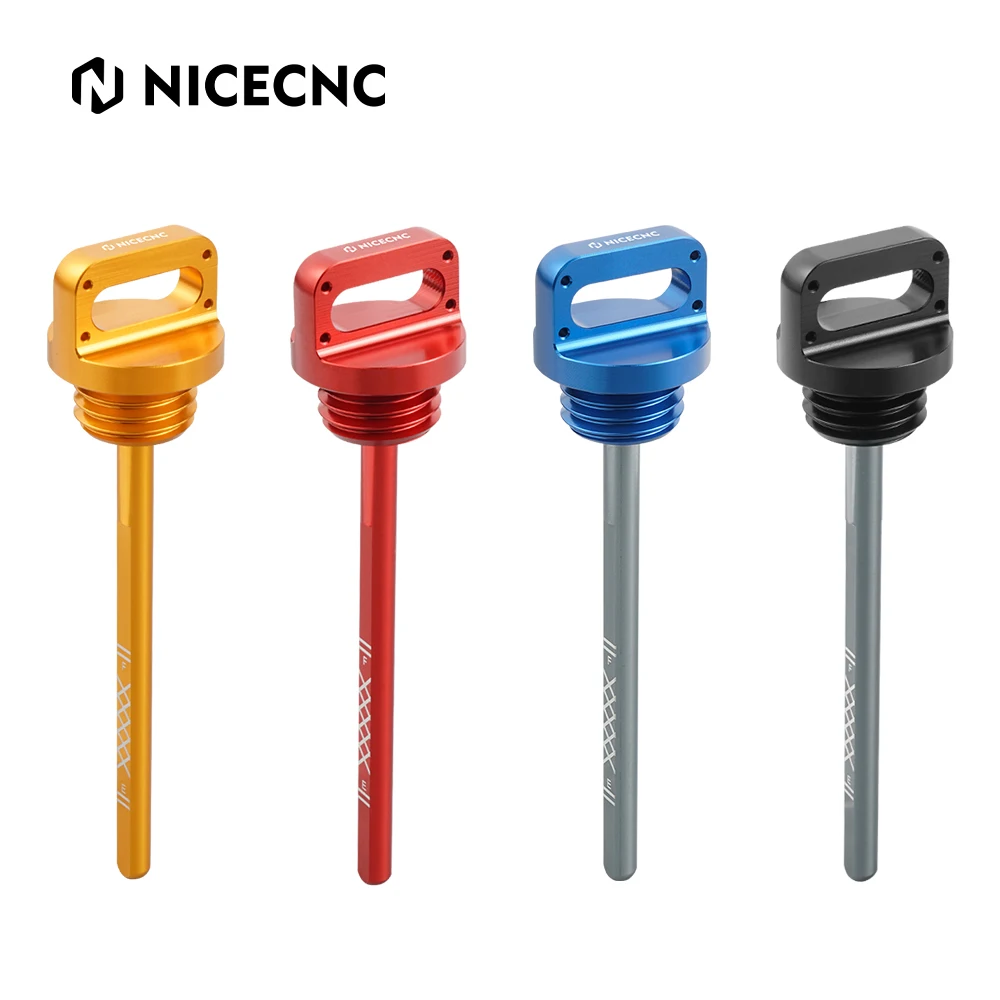 NICECNC Aluminum ATV Oil Dipstick with O-Ring For Yamaha Raptor 700 700R YFM700 YFM700R YFM700RSE YFM700RSL YFM700RW 660R YFZ450