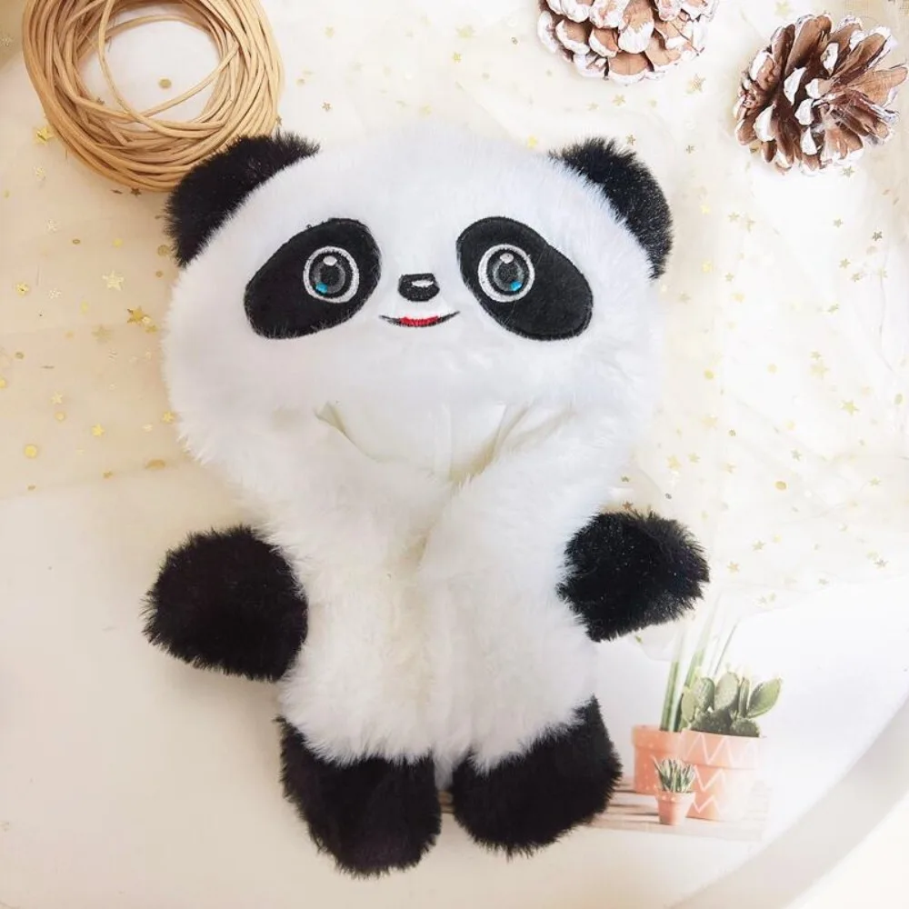 Panda Overall 20cm Baumwolle Puppe Kleidung Mini Tasche Onesuit Puppe Winter Outfit Plüsch niedlichen Plüsch Puppen Kleidung Kinder Geschenk