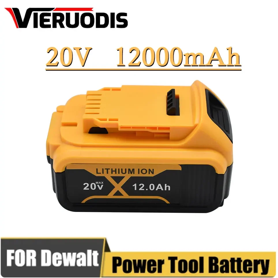 

For Dewalt 20V Battery 12.0Ah Replacement Battery For Dewalt DCB200 Rechargeable DCB206 DCB207 DCB204 Power Tool Battery