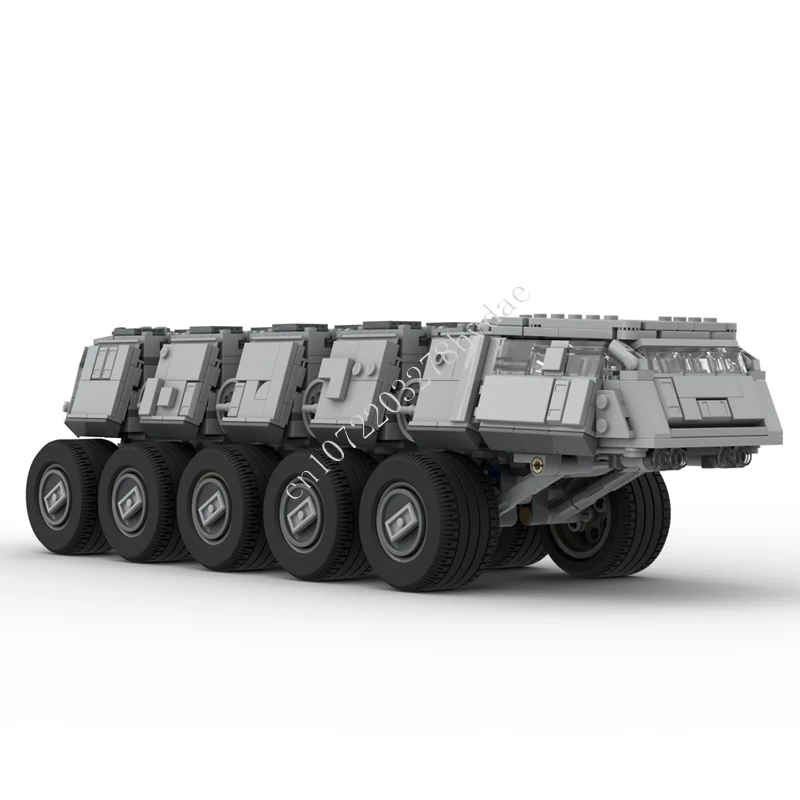 

1230PCS MOC WW2 Military The Mandalorian Juggernaut 5 upgraded Model Building Blocks Bricks DIY Assembly Toys Christmas Gifts