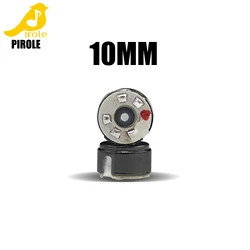 30 ohm Round 10MM biomembrane Headphone Speaker Drivers Magnetic Fever Subwoofer Moving Coil Unit HIFI DIY Earphone Accessories