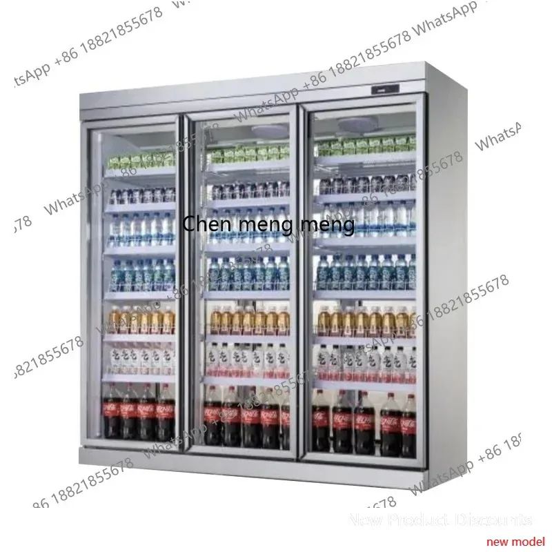 Convenience store refrigerated display cabinet commercial supermarket beverage refrigerator wine fresh-keeping cabinet