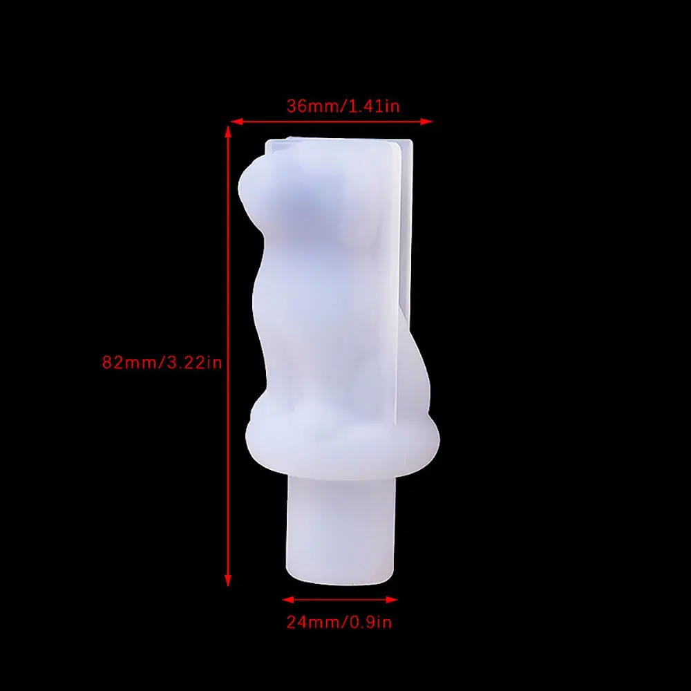 5pcs Animal Shape Silicone Wine Stopper Molds Set