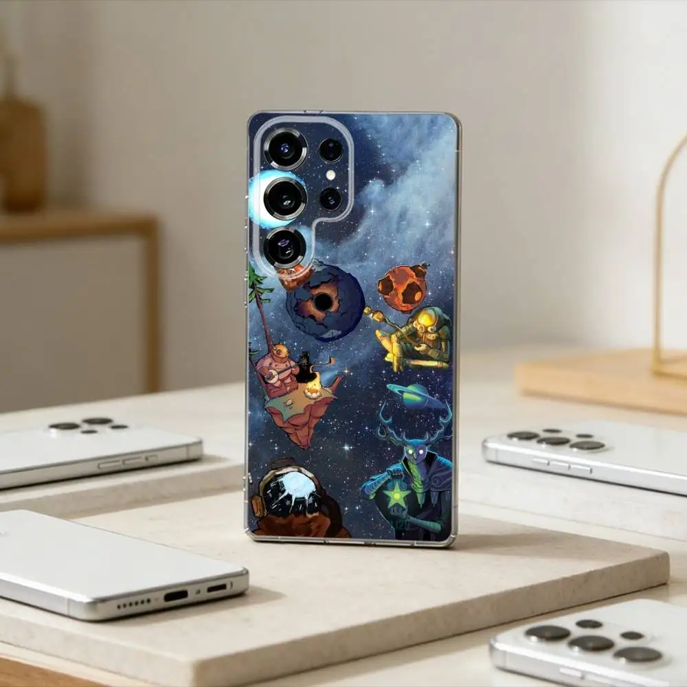 

Outer W-Wilds Phone Case For Samsung S25,S24,S21,S22,S23,S30,Ultra,S20,Plus,Fe,Note,10,9,5G Transparent Cover