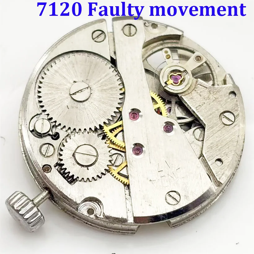 7120 Bad Movement Old Watch Movement For Beginners To Practice Watch Repairman Disassemble Repair Maintain Watch Accessory