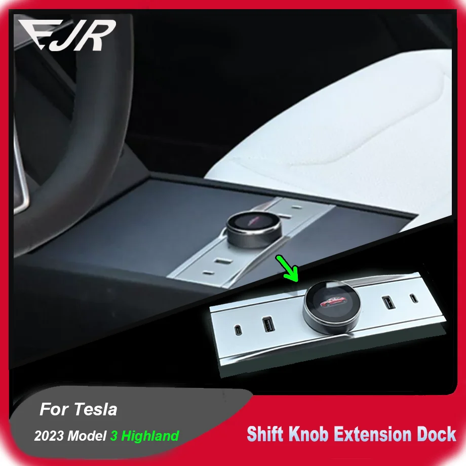 For Tesla 2023 Highland 3 Boasts a Rotary Shift Button Convenient, Quick, Stylish, and Visually Appealing