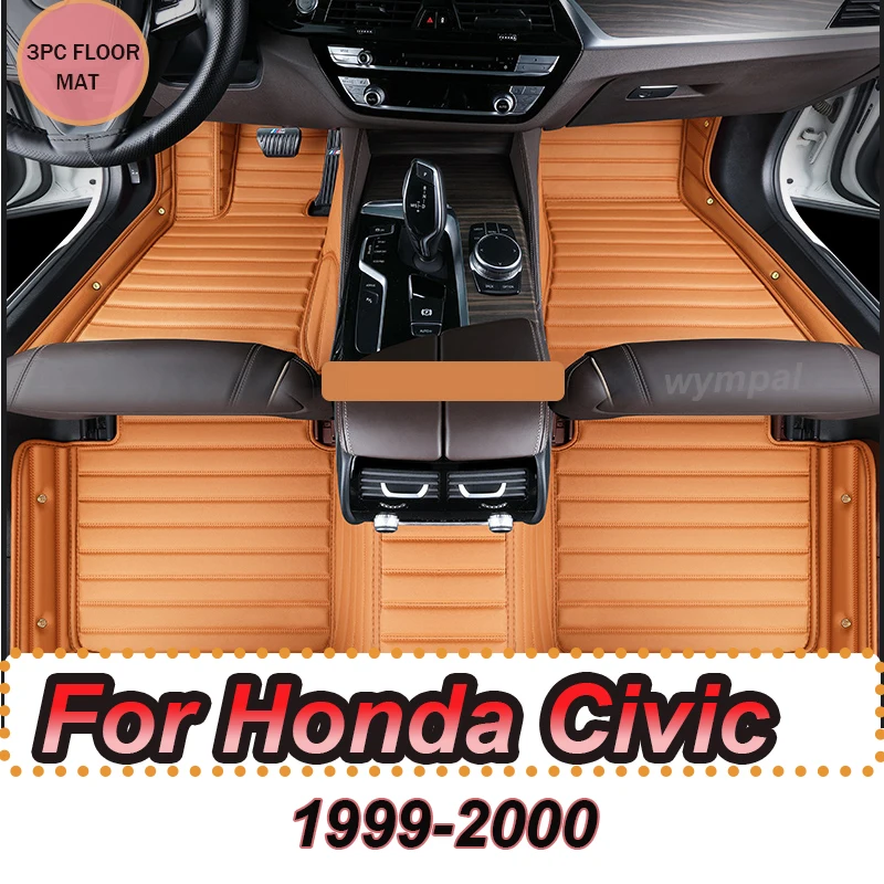 

LUXURY Floor Mats Car For Honda Civic 6th Ferio EJ EK EM Sedan 1999 2000 Luxury Car Floor Mats Left Or Right Hand Drive