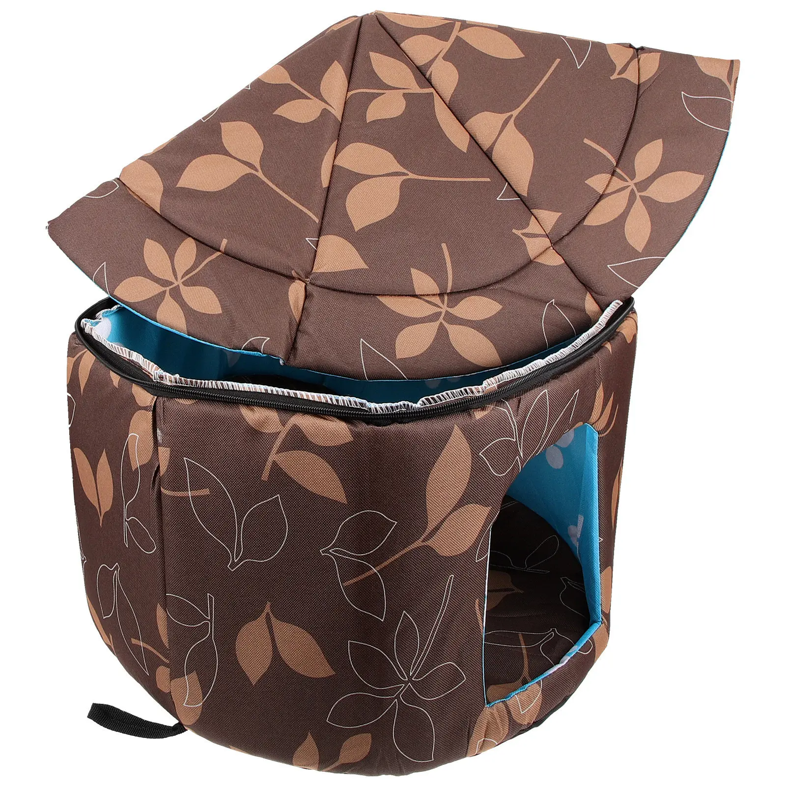 

Полузакрытый утепленный домик для кошек и собак, всепогодный, для улицы и дома, с защитой от ветра, просторный, водонепроницаемый