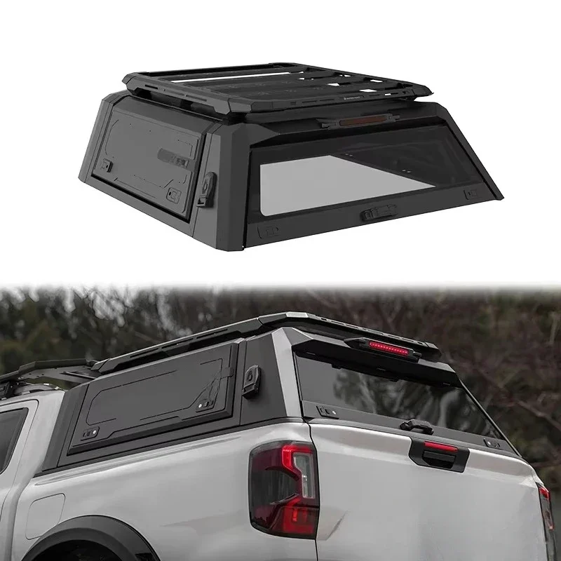 Half Height Truck Canopy High Quality Waterproof Hardtop Bed Cap Pickup