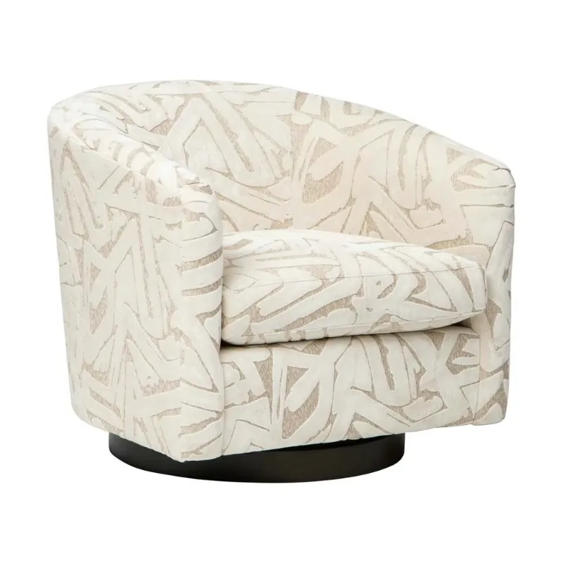 Modern luxury living room rotating single sofa club chair hotel upholstered bucket rotating velvet accent armchair villa bedroom