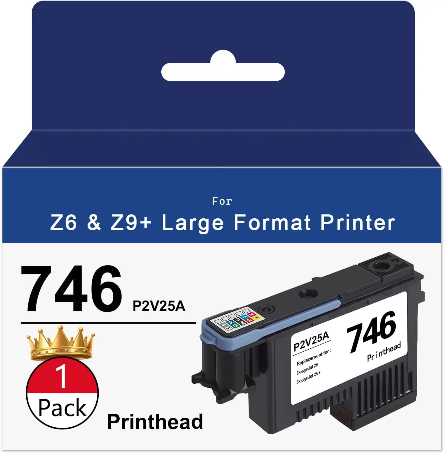 Compatible for HP 746 printhead P2V25A Z6 Z9 plotter printhead HP746  four-color universal print head