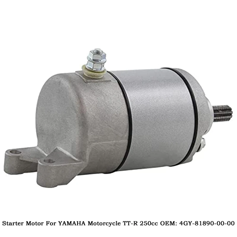 Motorcycle Electrical Starter Motor For YAMAHA TT-R 250 TTR250 YBR250 1993-2009 OEM: 4GY-81800-02-00 4GY-81890-00-00 Engine Part