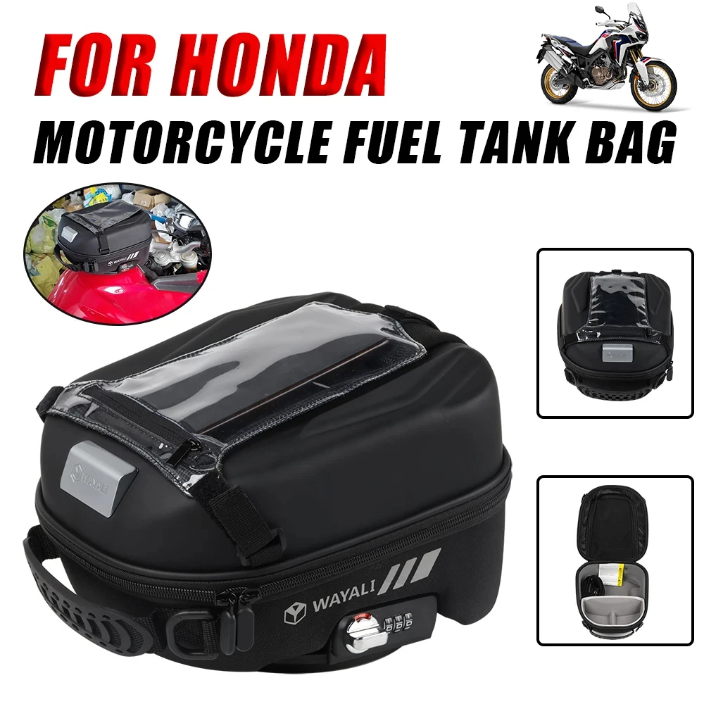 

Motorcycle Fuel Tank Bag For Honda CRF 1000 1100 L CB 500X 400 500 X F CBR 650 R F XL 750 CBR 1000 RR VFR 800 1200 Tanklock Bags