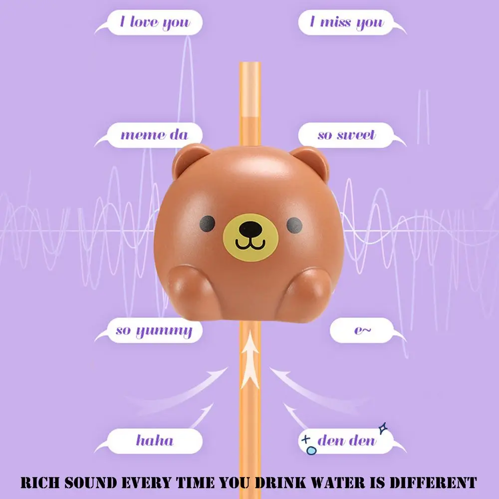 أجهزة استشعار سائلة للأطفال للتعلم المبكر للأولاد والبنات الصغار، شفاطات صوتية للشرب، أصوات موسيقية للتحدث