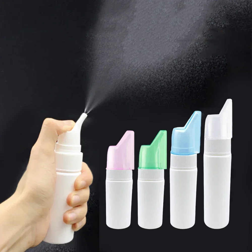 Nasal Irrigator Nose Wash Cleaner Bottle Spray Water Bottle Fine Mist Atomizer Portable Liquid Empty Container Travel Refillable