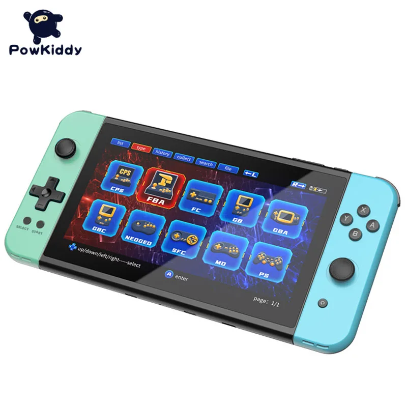 Imagem -06 - Handheld Video Game Console Polegada hd Tela Jogadores Retro Presentes para Crianças Baratas Jogos de Jogadores de Apoio Novo Powkiddy-x70