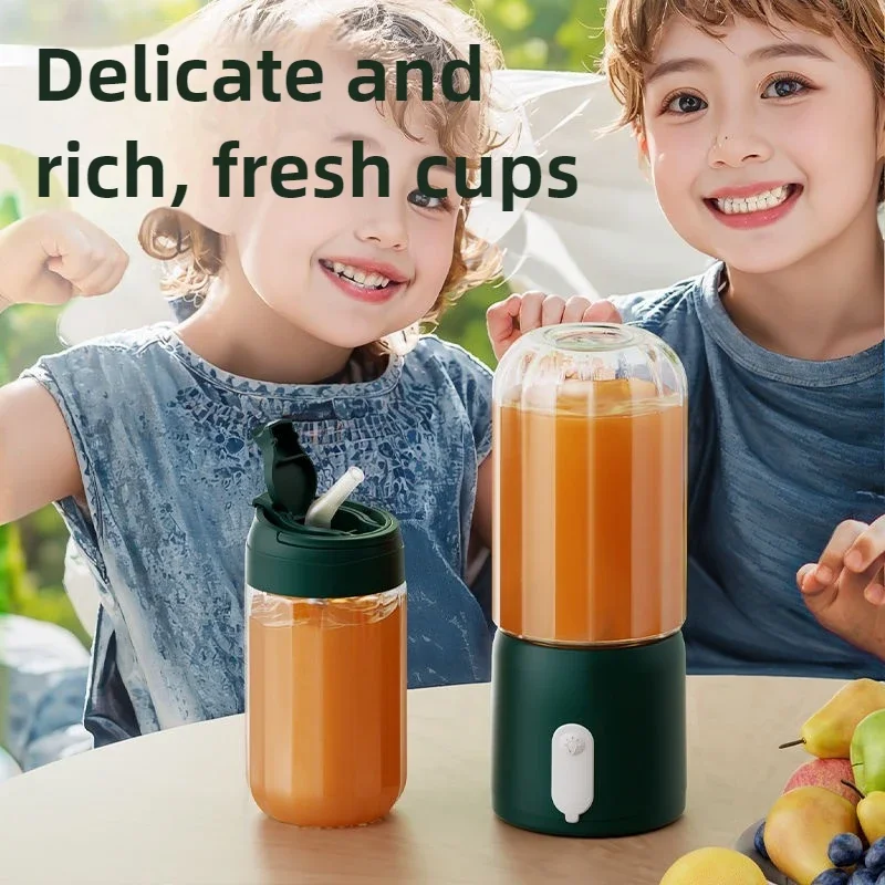 350ml Portable Small Juicing Cup Multifunctional Household Kitchen Blenders Rechargeable Juicer Baby Food Supplement Machine