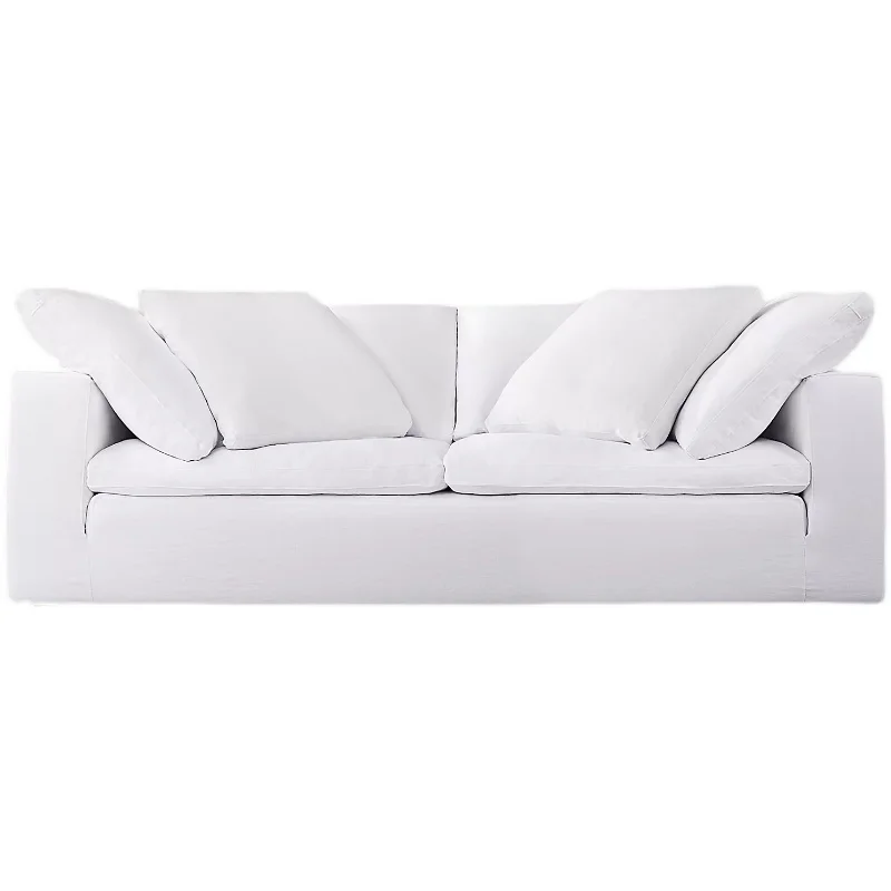 American country vintage furniture, living room double seat, Italian light luxury, fabric cloud sofa