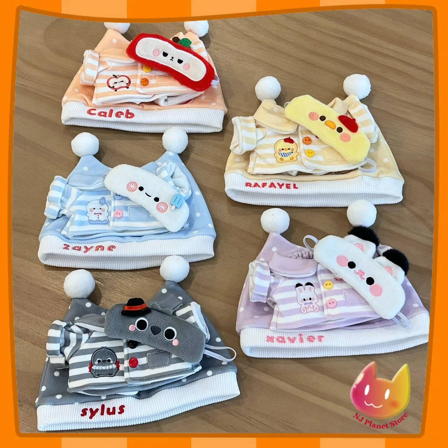 

10/20/40cm Doll Plush Clothes Love and D Zayne Rafayel Xavier Caleb Cartoon Toys Accessories Changing Clothes Stuffed Toys Xmas