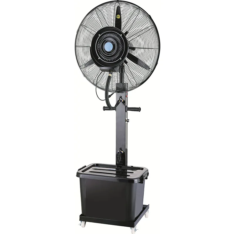 Industrial Spray Fan Plus Water Humidification Outdoor Mobile Floor Fan Cooling Water Mist Water Cooling Atomization Electric