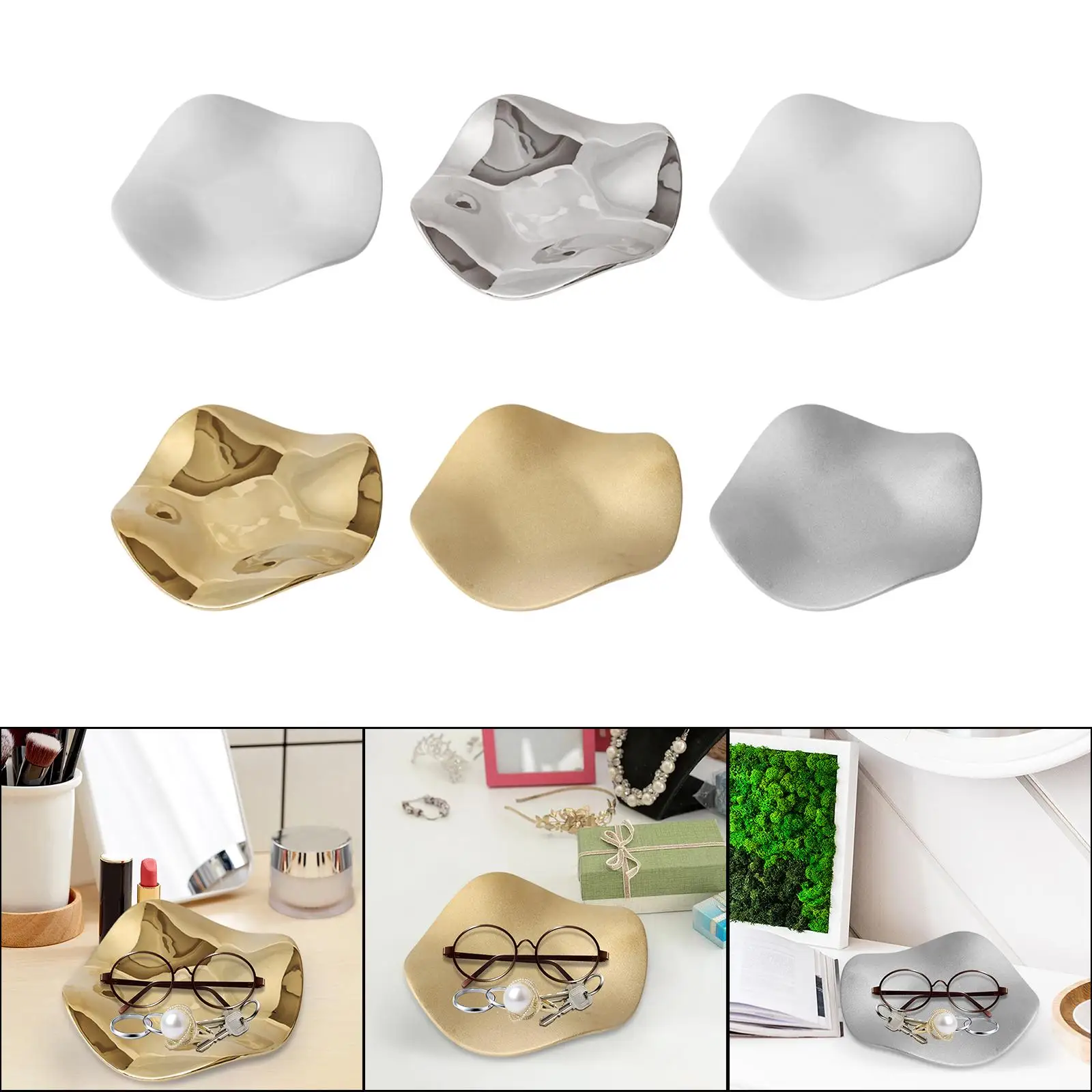 

Поднос для ювелирных изделий, косметическое блюдо, организация ожерелья, сережек, современное блюдо для ювелирных изделий, тарелка для демонстрации ювелирных изделий для сестер и дочери