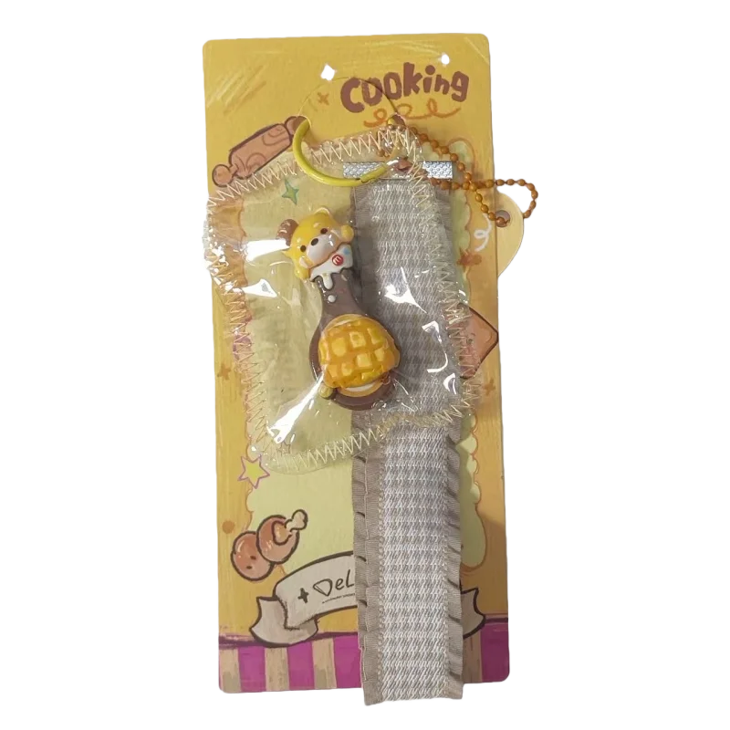 Children's Squishy Squeeze Toy Cartoon Simulation Food Silicone Keychain Slow Rebound Decompression Toy Christmas Gift