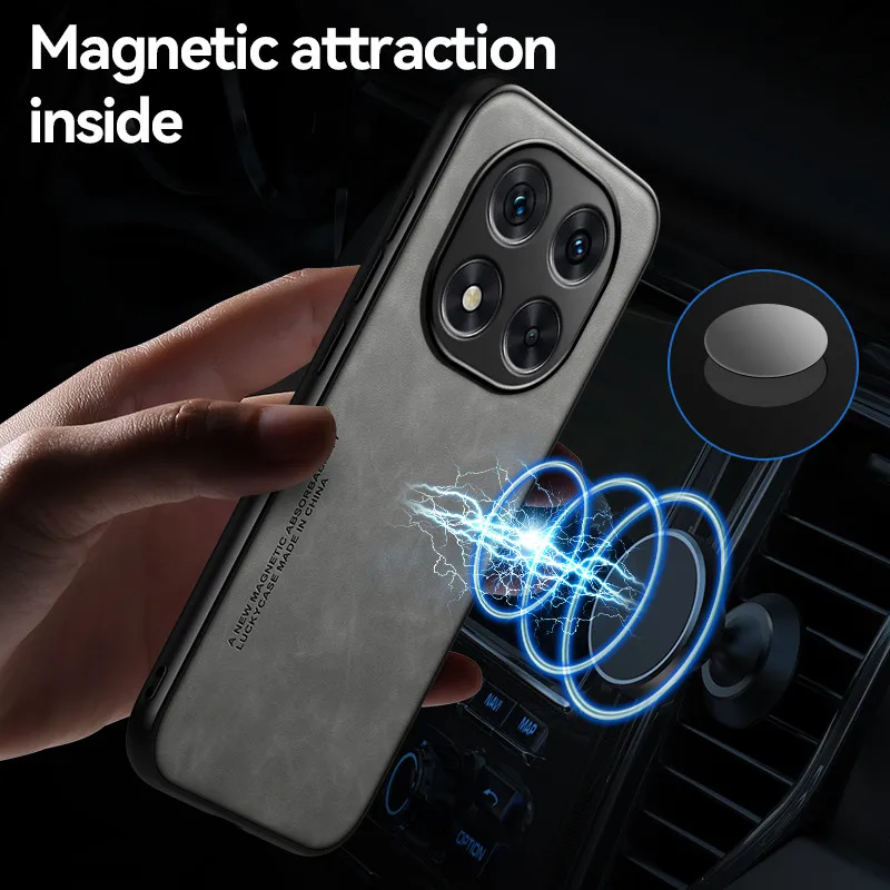 Shockproof Magnetic Case for Xiaomi Redmi Note 14 Pro 5G Note 14 Pro+ Plus Protective Skin Feeling Cover Coque Funda Capa