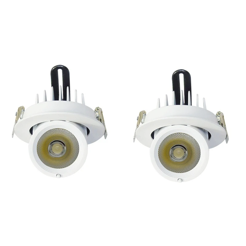 20W LED elefante tronco luce fioritura faretto COB Downlight plafoniera incorporata 360 gradi