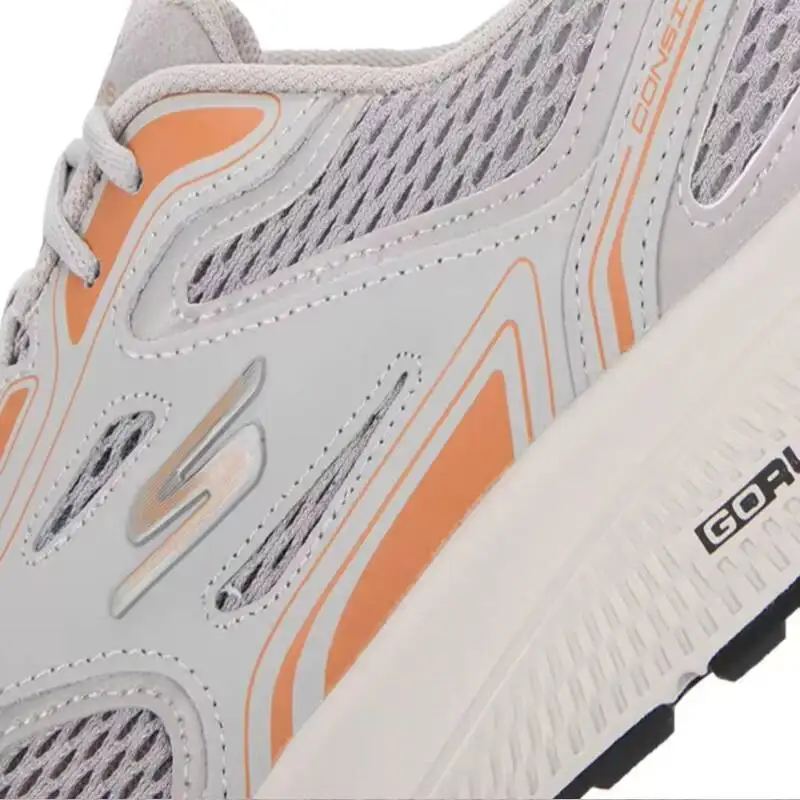 

Skechers Men's Cushion Running Shoes Breathable Wear Resistant Minimal Casual Trainers 220036-GYOR