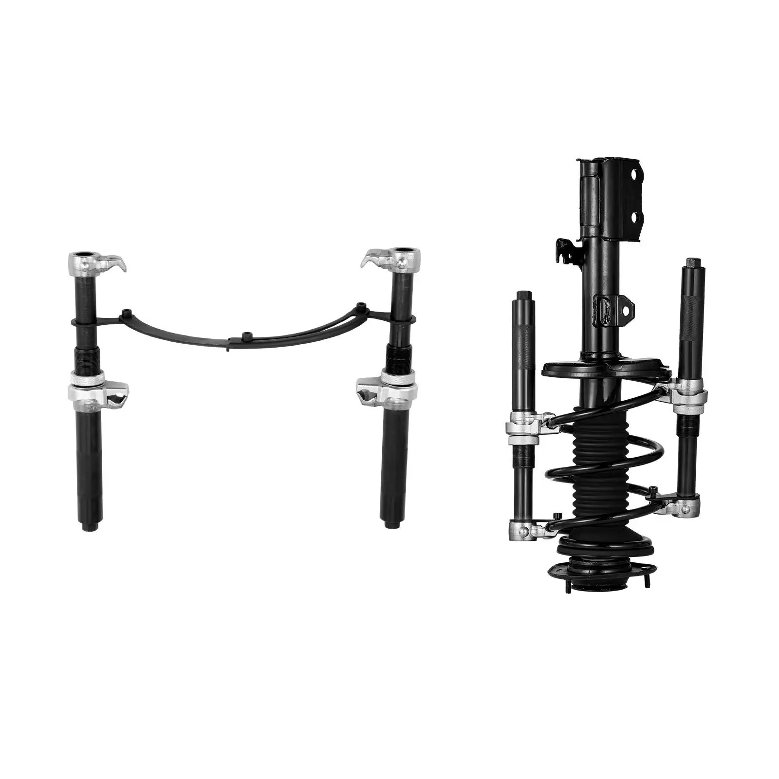 Coil Spring Compressor Tool, 2 Pcs Heavy Duty Macpherson Strut Spring Compressor Set, 2646 Lbs Strut Spring Compressor with