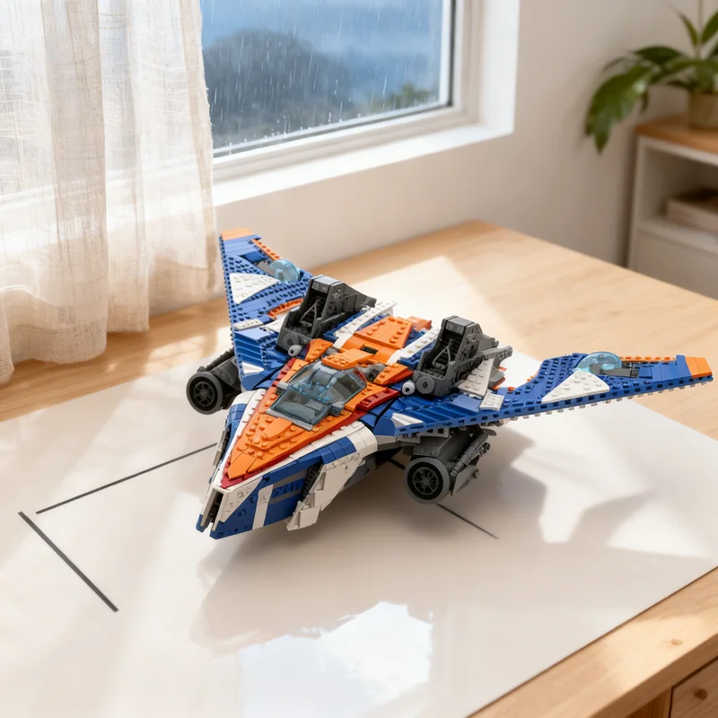 1655PCS MOC Exploration Space Rocket Model Adventure Detailed Futuristic Construction Puzzle Blocks Exhibit Collector Toy Gift