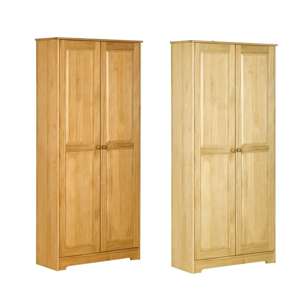 

67-дюймовый кухонный шкаф для хранения кладовой из сосны с 2 дверцами