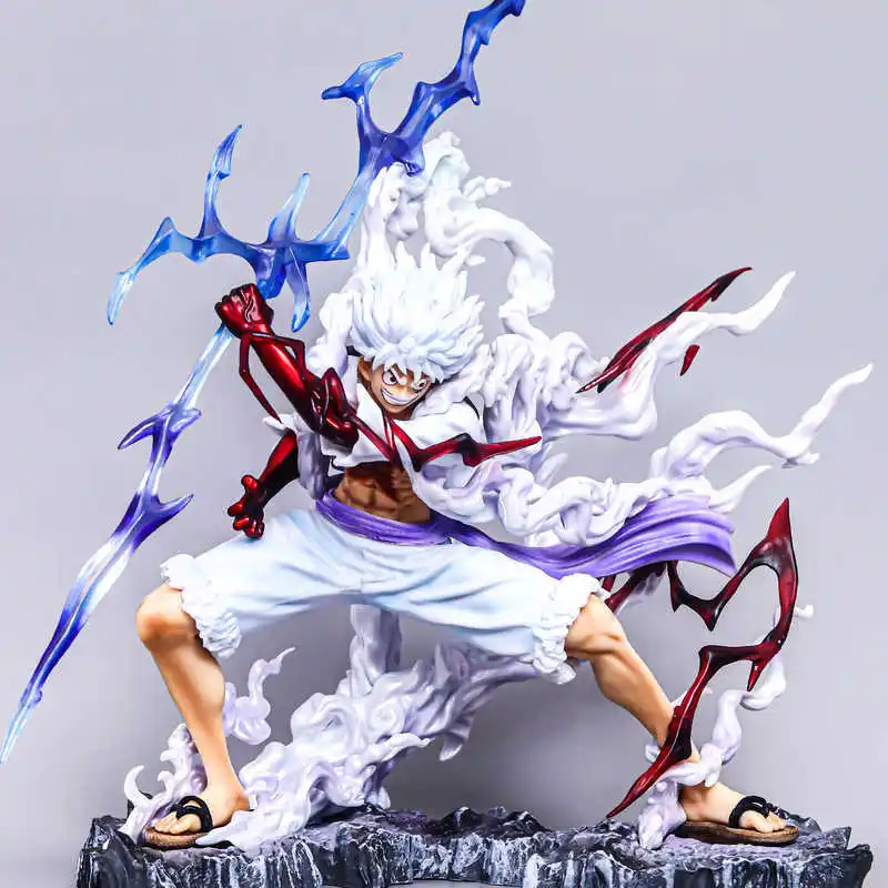 25cm One Piece Wink Gk Sun God Thunderbolt Nika Gear 5 Luffy Grasp The Lightning Tightly Anime Figure Model Collection Toy Gift