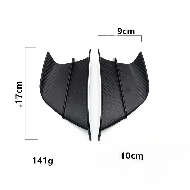 

Popu для мотоцикла, спортивного велосипеда Kawasaki и т. д., аэродинамическое крыло, боковой обтекатель, дефлектор воздушного потока, ветровой нож, универсальные аксессуары