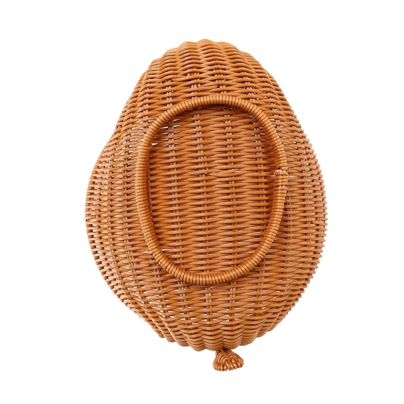 Abwr-keranjang buah anyaman rotan, keranjang roti rusa imitasi mangkuk buah nampan sayuran makanan ringan keranjang bentuk hewan unik Ancien