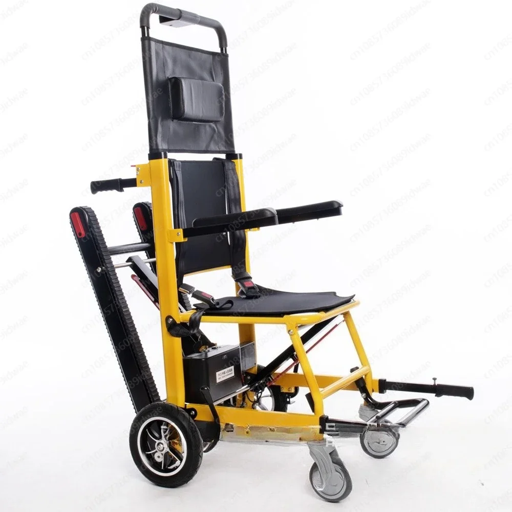 Seat type foldable electric stair climbing cart machine crawler automatic up and down stairs artifact corridor transfer folding