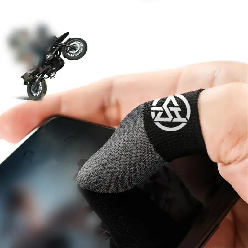 Upgrade Gaming Finger Sleeve Anti-Sweat Breathable Mobile Game Controller Finger Sleeve Sets Gaming Finger Protector