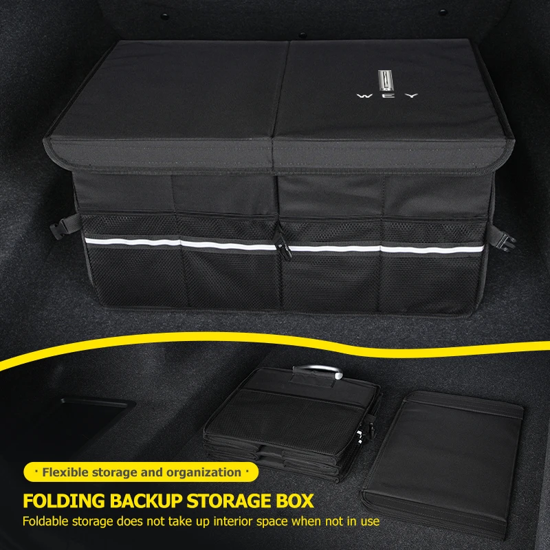 

Car Travel Large Capacity Portable Folding Storage Handle Bag For WEY Tank 300 VV6 VV5 VV7 GT Mocha Splash Guard Mudguards