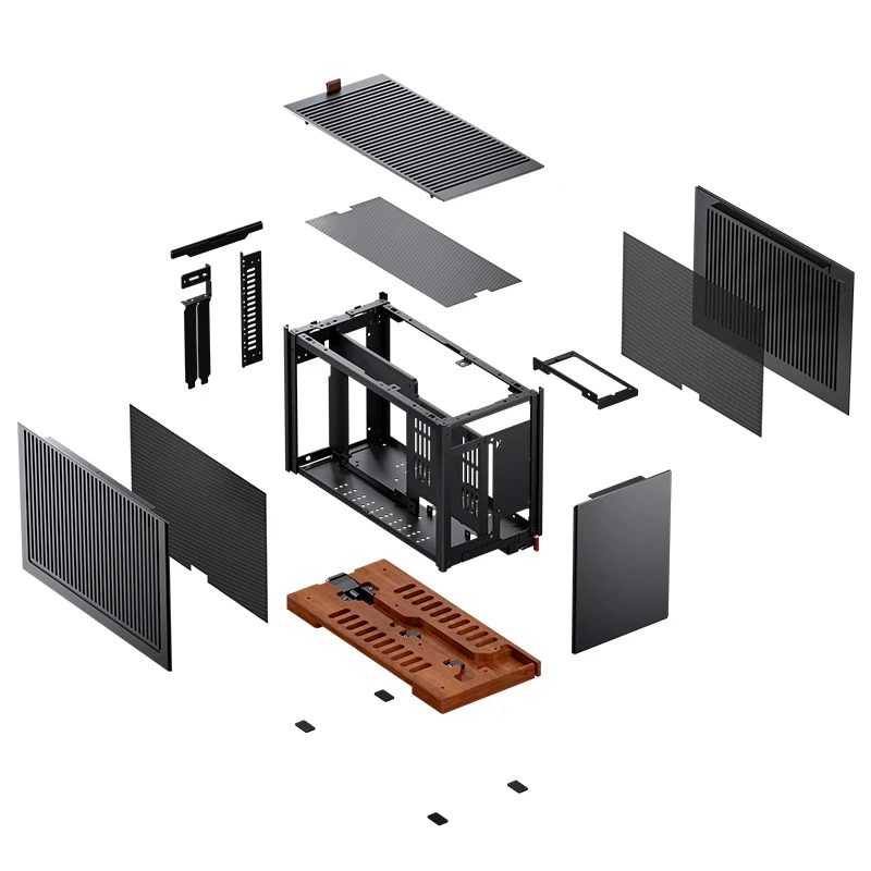 JONSBO T9 MINI ITX Desktop Case supports ITX motherboards/full